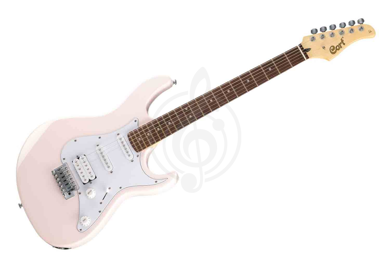 Электрогитара Stratocaster Cort G200-PPK G Series - Электрогитара, розовая, Cort G200-PPK в магазине DominantaMusic - фото 1