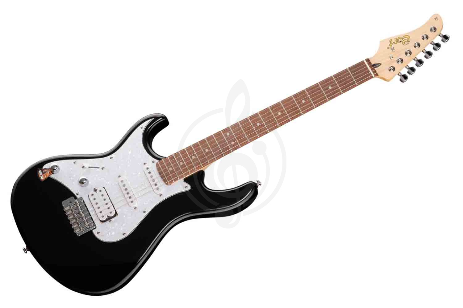 Электрогитара Stratocaster Cort G250-LH-BLK G Series - Электрогитара леворукая, черная,  G250-LH-BLK в магазине DominantaMusic - фото 1