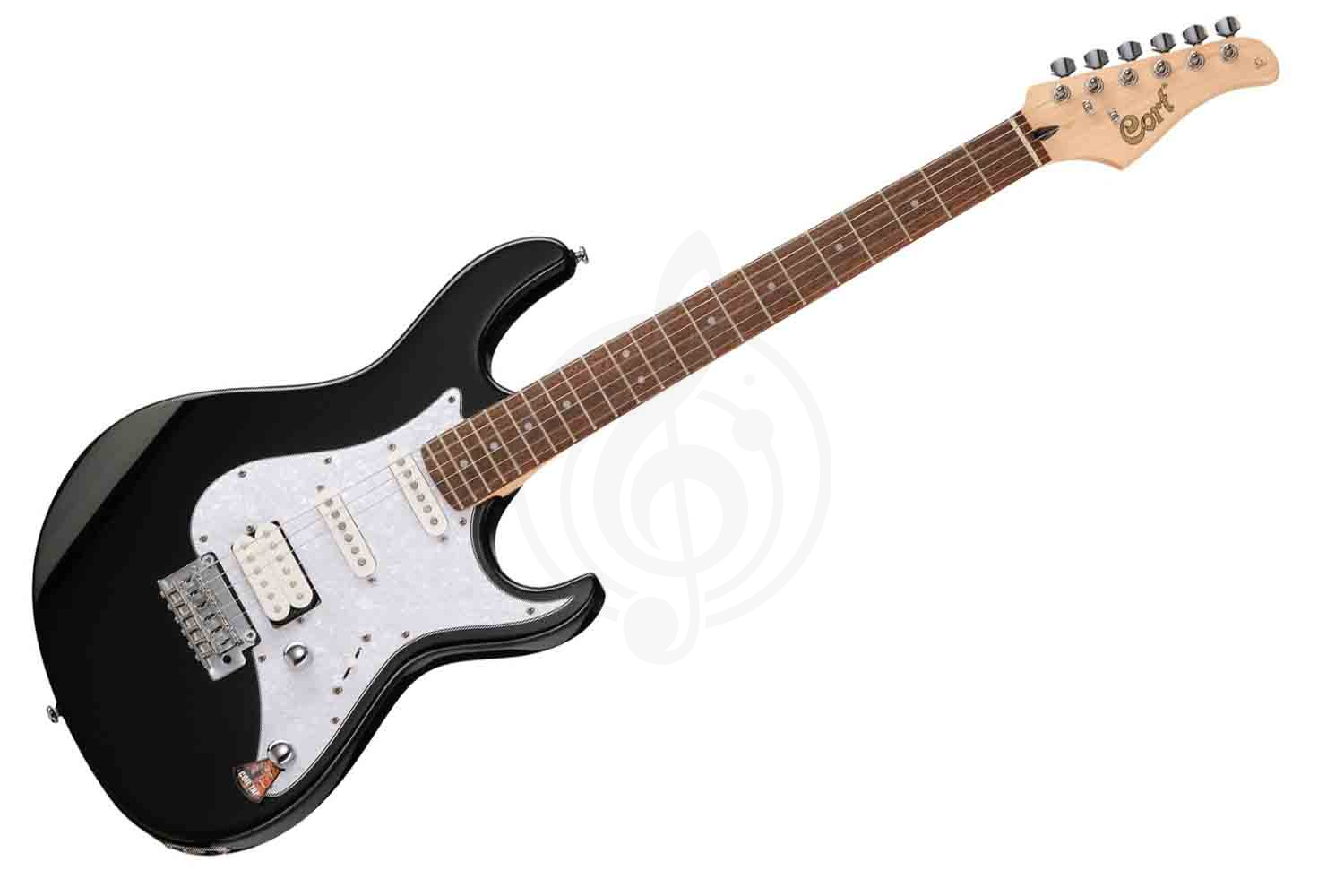 Электрогитара Stratocaster Cort G250-WBAG-BK G Series - Электрогитара, черная, с чехлом, Cort G250-WBAG-BK в магазине DominantaMusic - фото 6