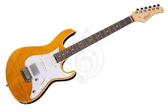 Электрогитара Stratocaster Cort G280-Select-AM G Series - Электрогитара, желтая, Cort G280-Select-AM в магазине DominantaMusic - фото 1