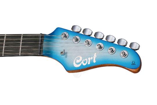 Электрогитара Superstrat Cort G300-GLAM-PIMB G Series - Электрогитара, голубая, Cort G300-GLAM-PIMB в магазине Доминанта мьюзик - фото 5