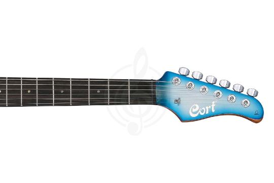 Электрогитара Superstrat Cort G300-GLAM-PIMB G Series - Электрогитара, голубая, Cort G300-GLAM-PIMB в магазине Доминанта мьюзик - фото 11
