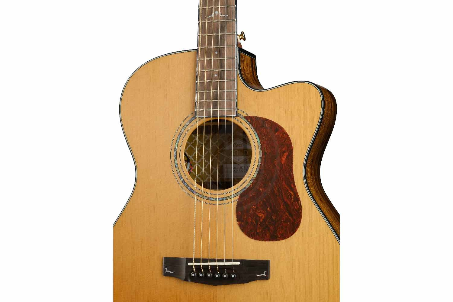 Электроакустическая гитара Cort Gold-OC6-Bocote-WCASE-NAT Gold Series - Электроакустическая гитара, Cort Gold-OC6-Bocote-WCASE-NAT Gold Series в магазине Доминанта мьюзик - фото 2