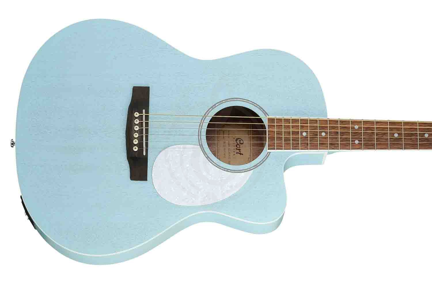 Электроакустическая гитара Cort Jade-Classic-SKOP Jade Series - Электроакустическая гитара, голубая, Cort Jade-Classic-SKOP в магазине DominantaMusic - фото 3