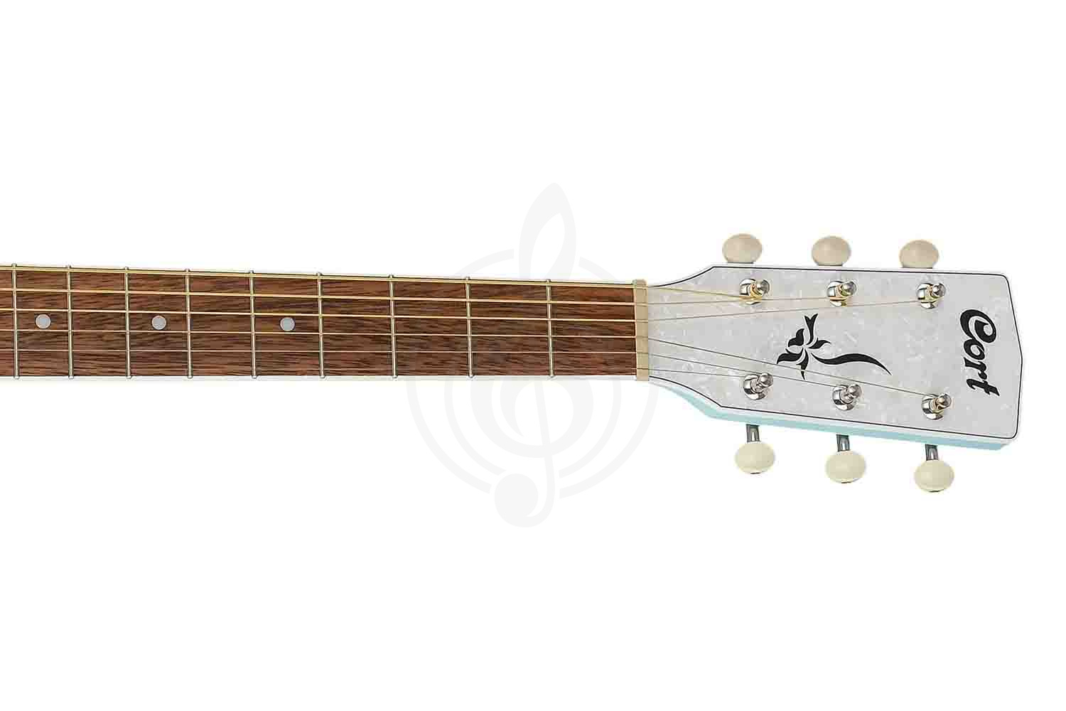 Электроакустическая гитара Cort Jade-Classic-SKOP Jade Series - Электроакустическая гитара, голубая, Cort Jade-Classic-SKOP в магазине DominantaMusic - фото 4