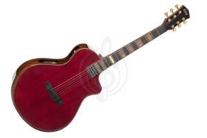 Изображение Электроакустическая гитара Cort Modern-Burgundy-WCASE-TBD Masterpiece Series