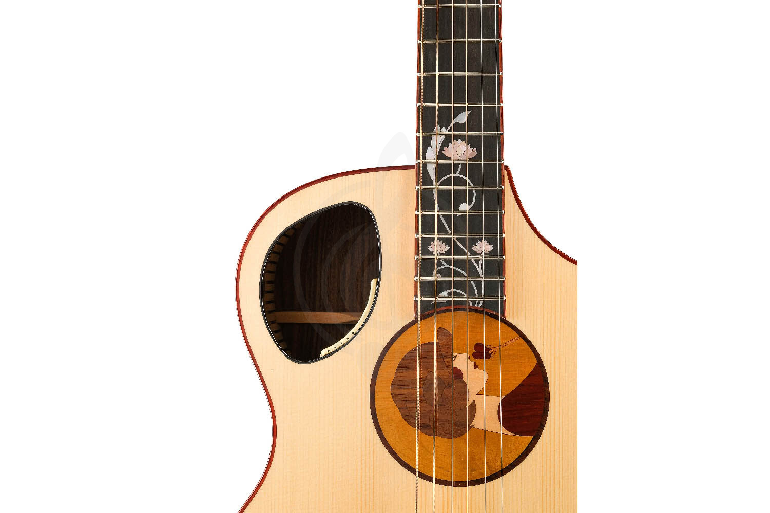 Электроакустическая гитара Cort Roselyn-Redux-WCASE-NAT Masterpiece Series - Электроакустическая гитара, Cort Roselyn-Redux-WCASE-NAT Masterpiece Series в магазине Доминанта мьюзик - фото 18