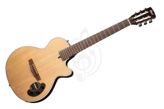 Классическая гитара 4/4 Cort Sunset-Nylectric-NAT-WBAG Sunset Series - Электрогитара,  Sunset-Nylectric-NAT-WBAG в магазине DominantaMusic - фото 1