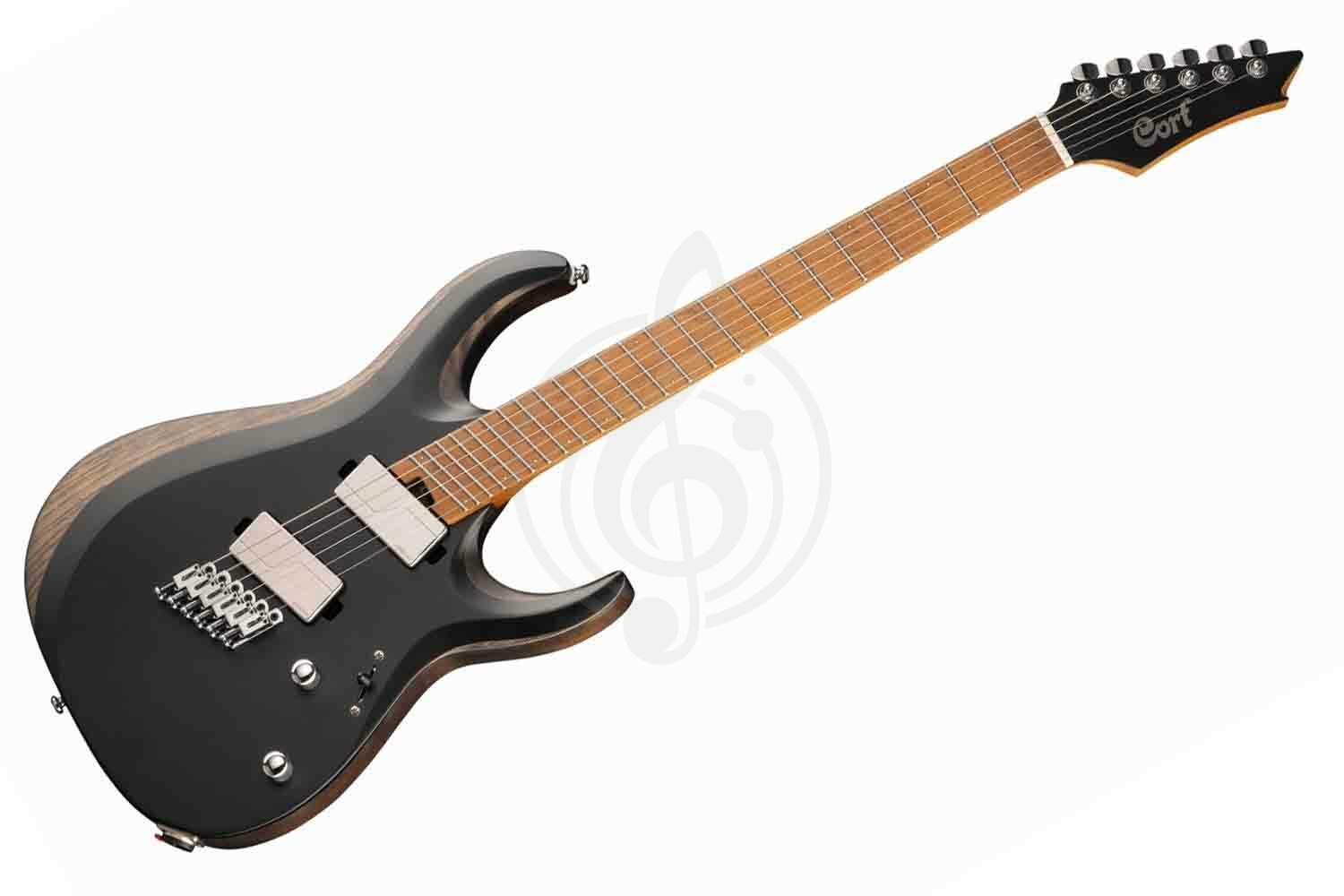 Электрогитара Superstrat Cort X700-Mutility-BKS X Series - Электрогитара, мультимензурная, черная, с чехлом, Cort X700-Mutility-BKS в магазине DominantaMusic - фото 1