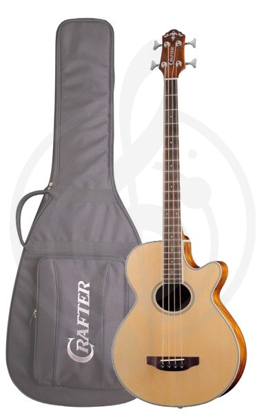 Бас-гитара CRAFTER BA-400 EQ/N - бас гитара акустическая + чехол , Crafter BA-400 EQ/N в магазине DominantaMusic - фото 1
