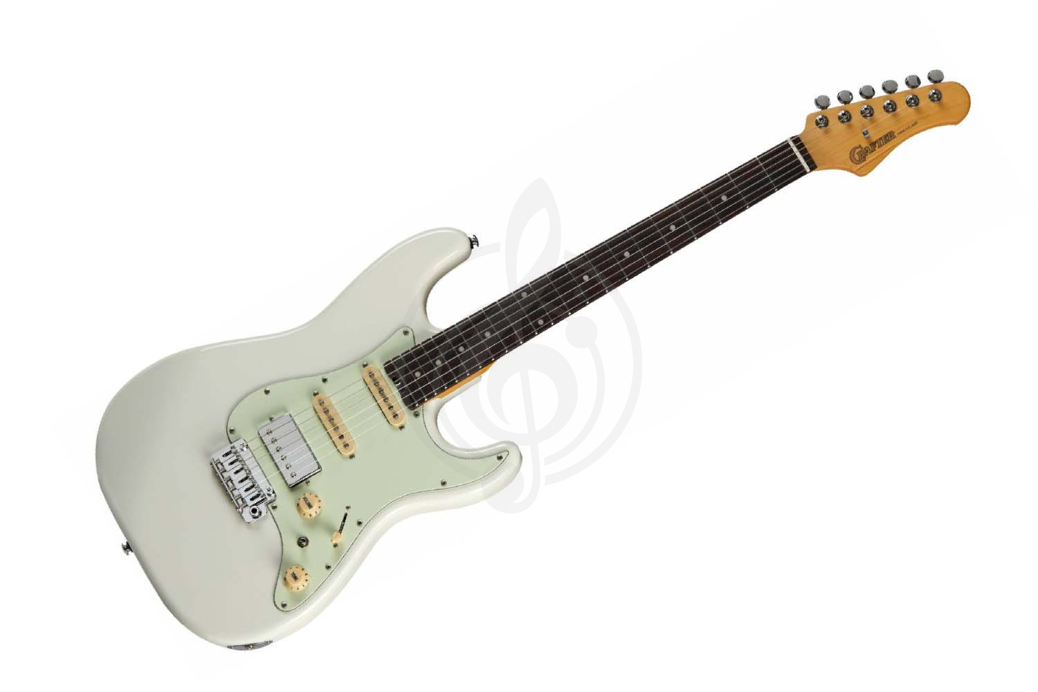 Электрогитара Stratocaster CRAFTER Charlotte S RS Olympic White - Электрогитара, Crafter Charlotte S RS Olympic White в магазине DominantaMusic - фото 1