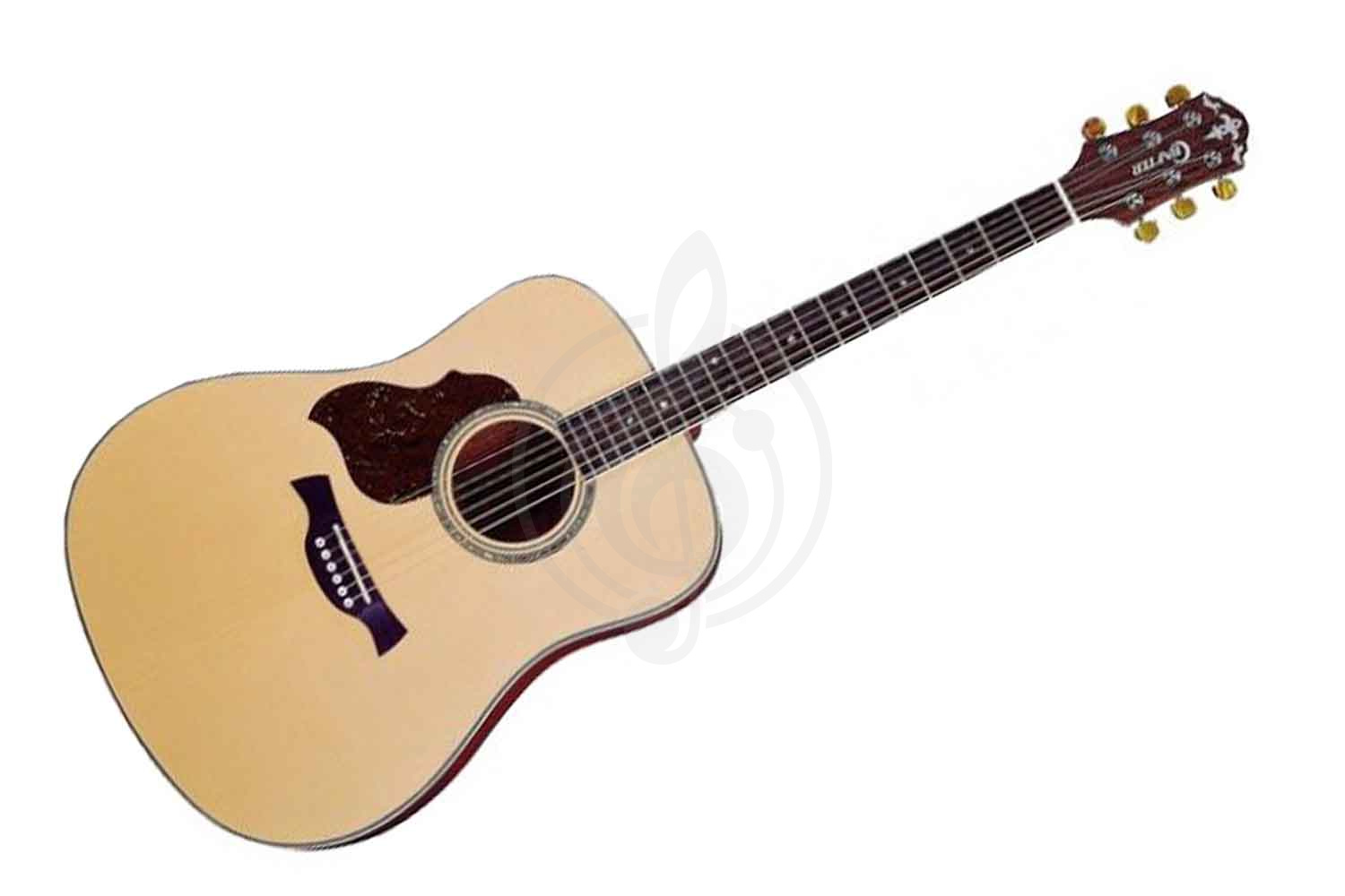 Акустическая гитара Акустические гитары Crafter CRAFTER D-8L N + Чехол - Акустическая гитара для левшей Крафтер D-8L/N+Чехол - фото 1