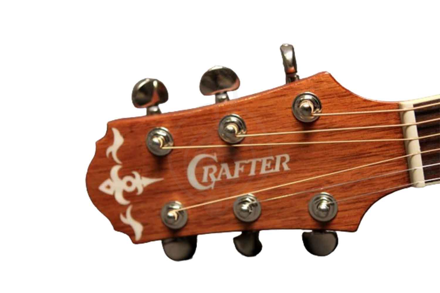 Акустическая гитара Акустические гитары Crafter CRAFTER D-8L N + Чехол - Акустическая гитара для левшей Крафтер D-8L/N+Чехол - фото 5