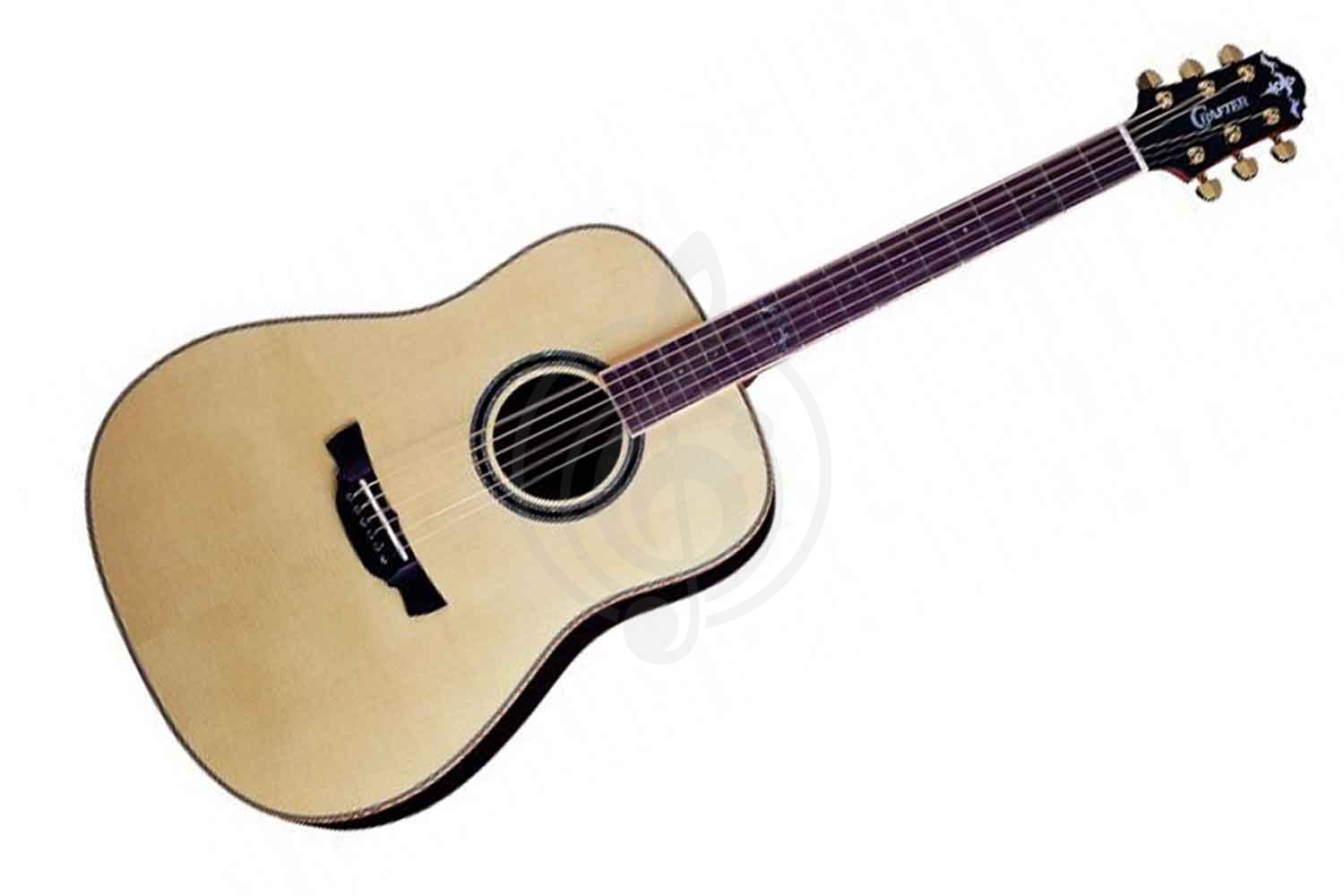 Акустическая гитара Акустические гитары Crafter CRAFTER DLX-3000 RS + Кейс - Акустическая гитара шестиструнная Крафтер DLX-3000/RS - фото 1