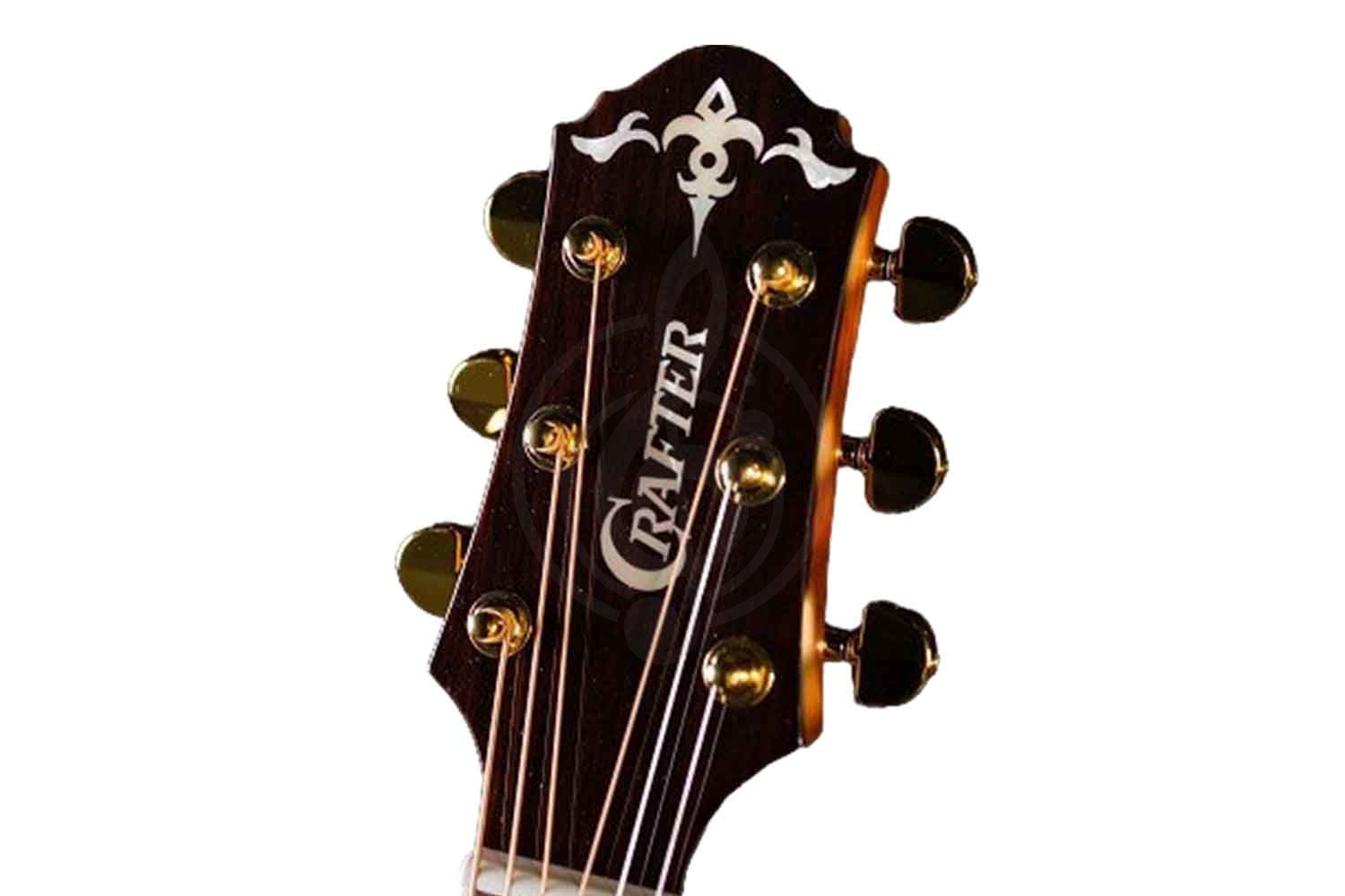 Акустическая гитара Акустические гитары Crafter CRAFTER DLX-3000 RS + Кейс - Акустическая гитара шестиструнная Крафтер DLX-3000/RS - фото 4