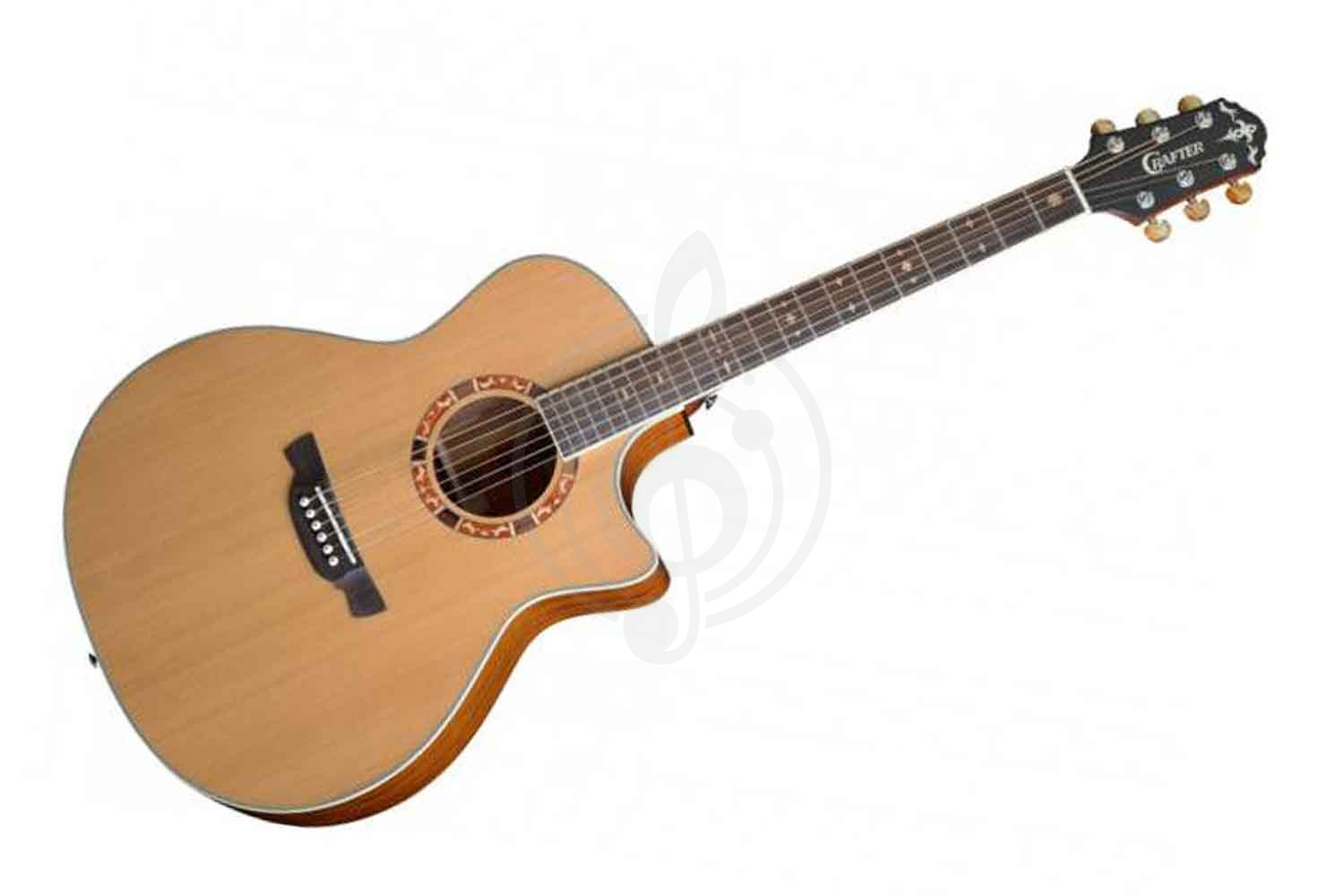 Электроакустическая гитара Электроакустические гитары Crafter CRAFTER GAE-15 N + Чехол - Электроакустическая гитара шестиструнная Крафтер GAE 15/N - фото 1
