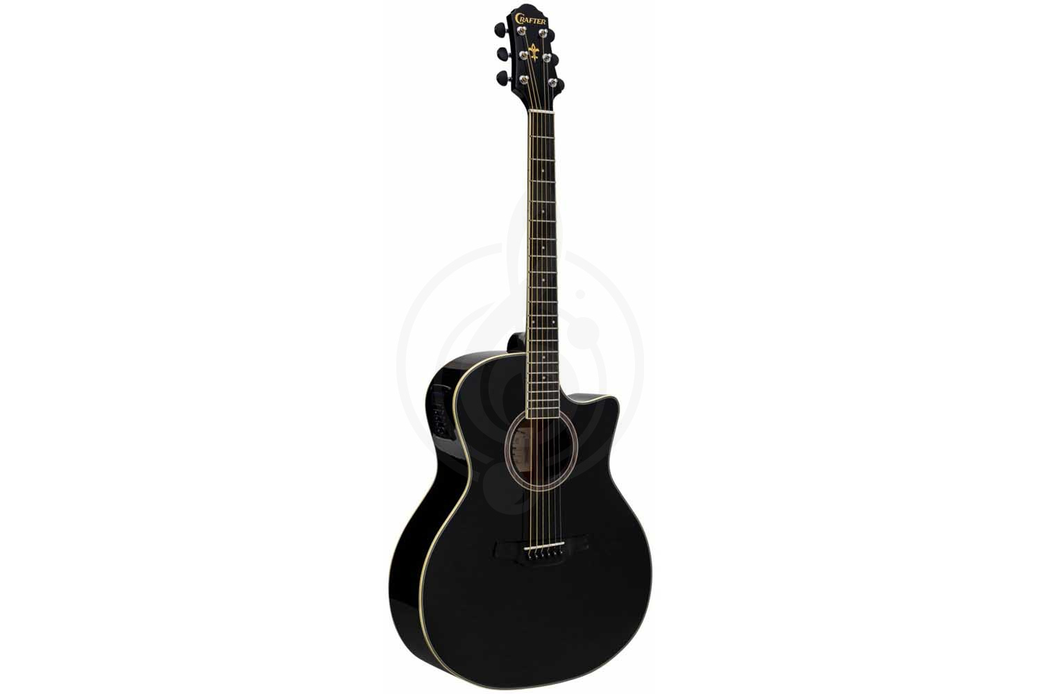 Электроакустическая гитара CRAFTER HG-250 CE/BK - Гитара электроакустическая,  HG-250 CE/BK в магазине DominantaMusic - фото 4