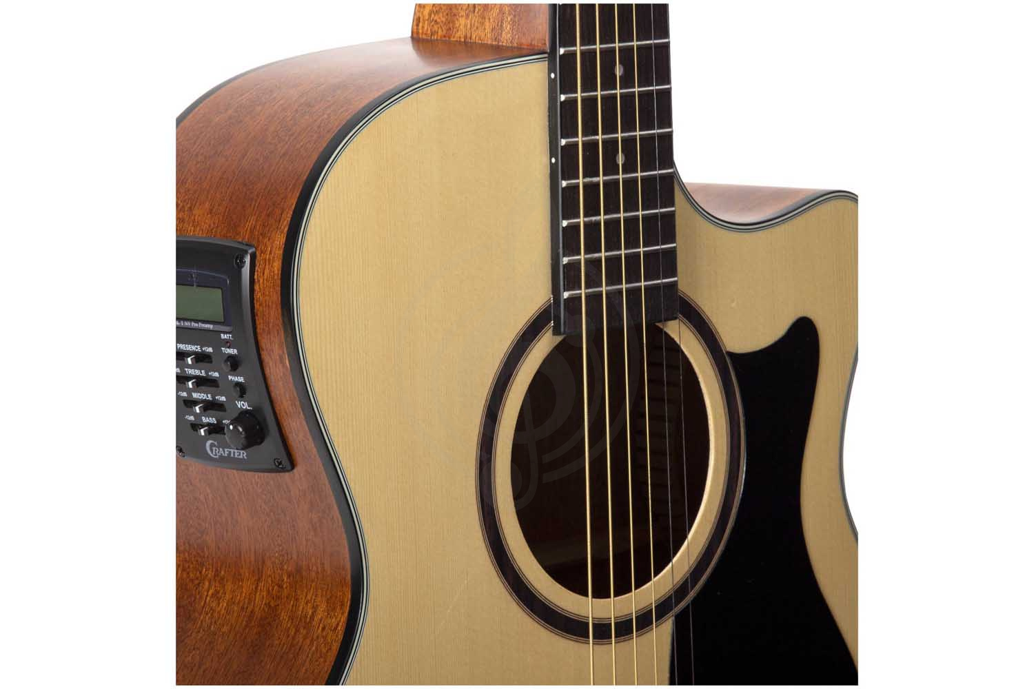 Электроакустическая гитара CRAFTER HT-100 CE/OP.N - Гитара электроакустическая,  HT-100 CE/OP.N в магазине DominantaMusic - фото 4
