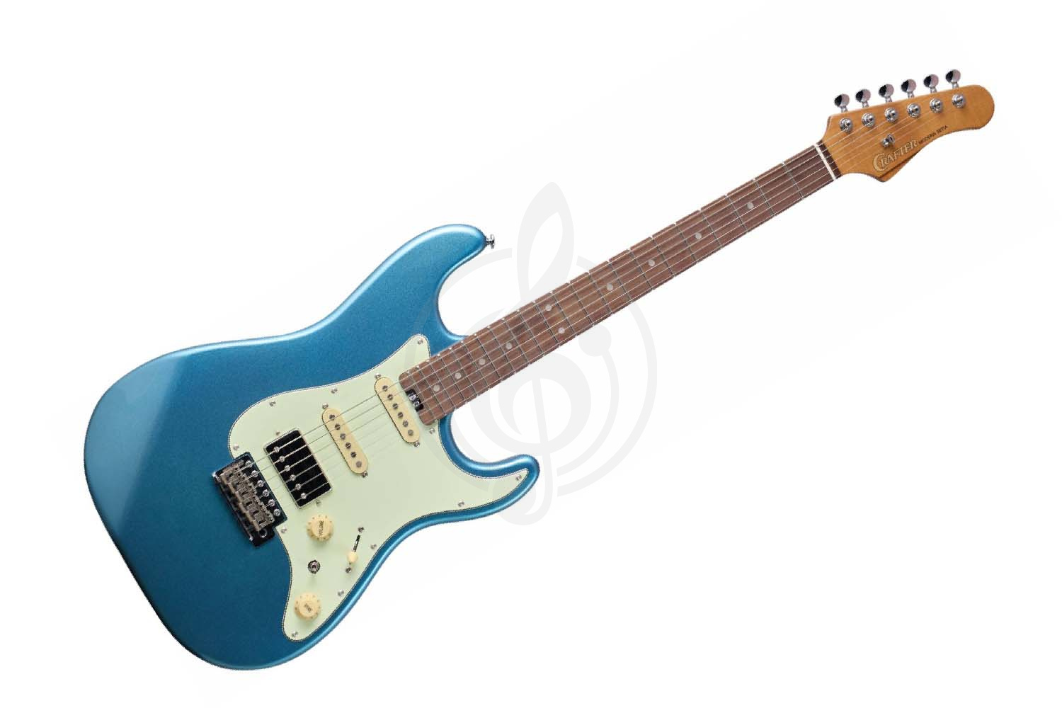 Электрогитара Stratocaster CRAFTER Modern Sera S VVS RS Lake Placid Blue - Электрогитара, Crafter Modern Sera S VVS RS Lake Placid Blue в магазине DominantaMusic - фото 1