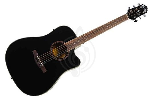 Изображение CRUZER SDC-24EQ/BK - электроакустическая гитара Dreadnought, цвет - черный