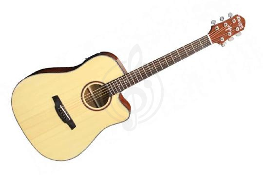 Изображение CRUZER SDC-24EQ/NT - электроакустическая гитара Dreadnought, цвет - натуральный