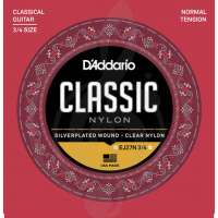 Изображение D'Addario EJ27N 3/4 - струны для классических гитар 3/4, среднее натяжение