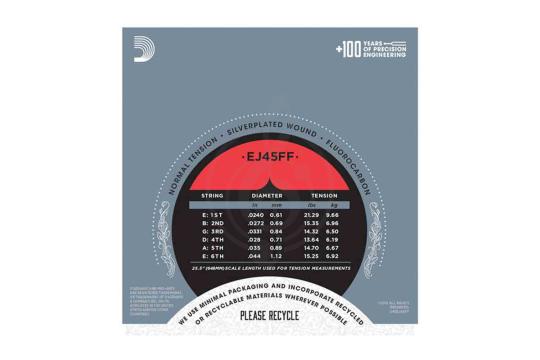Струны для классической гитары D'Addario EJ45FF Pro-Arte Carbon - Струны для классической гитары, D'Addario EJ45FF в магазине Доминанта мьюзик - фото 3