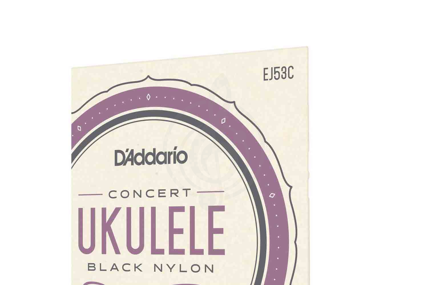 Струны для укулеле концерт Струны для укулеле концерт D'Addario D'ADDARIO EJ53C струны для укулеле концерт, черный нейлон EJ53C - фото 2