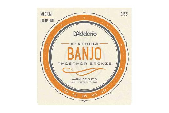 Струны для банджо D'Addario EJ55 - Струны для банджо,  EJ55 в магазине DominantaMusic - фото 1
