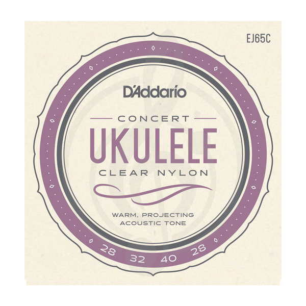 Струны для укулеле концерт Струны для укулеле концерт D'Addario D'ADDARIO EJ65C струны для концертного укулеле, прозрачные EJ65C - фото 1