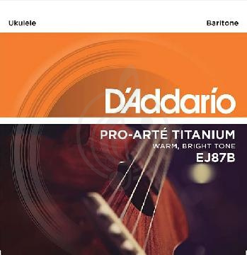 Струны для укулеле баритон Струны для укулеле баритон D'Addario D'Addario EJ87B Titanium - Комплект струн для укулеле баритон EJ87B - фото 1