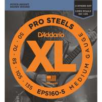 Изображение D'Addario EPS160-5 - струны для 5 стр.БАС-гит, ProSteels/Long, 50-135