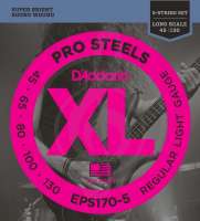 Изображение D'Addario EPS170-5 - Струны для 5-струнной бас-гитары 45-130