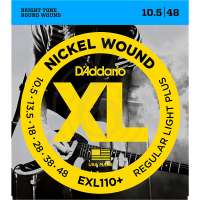 Изображение D'Addario EXL110+ Струны для электрогитары 10,5-48