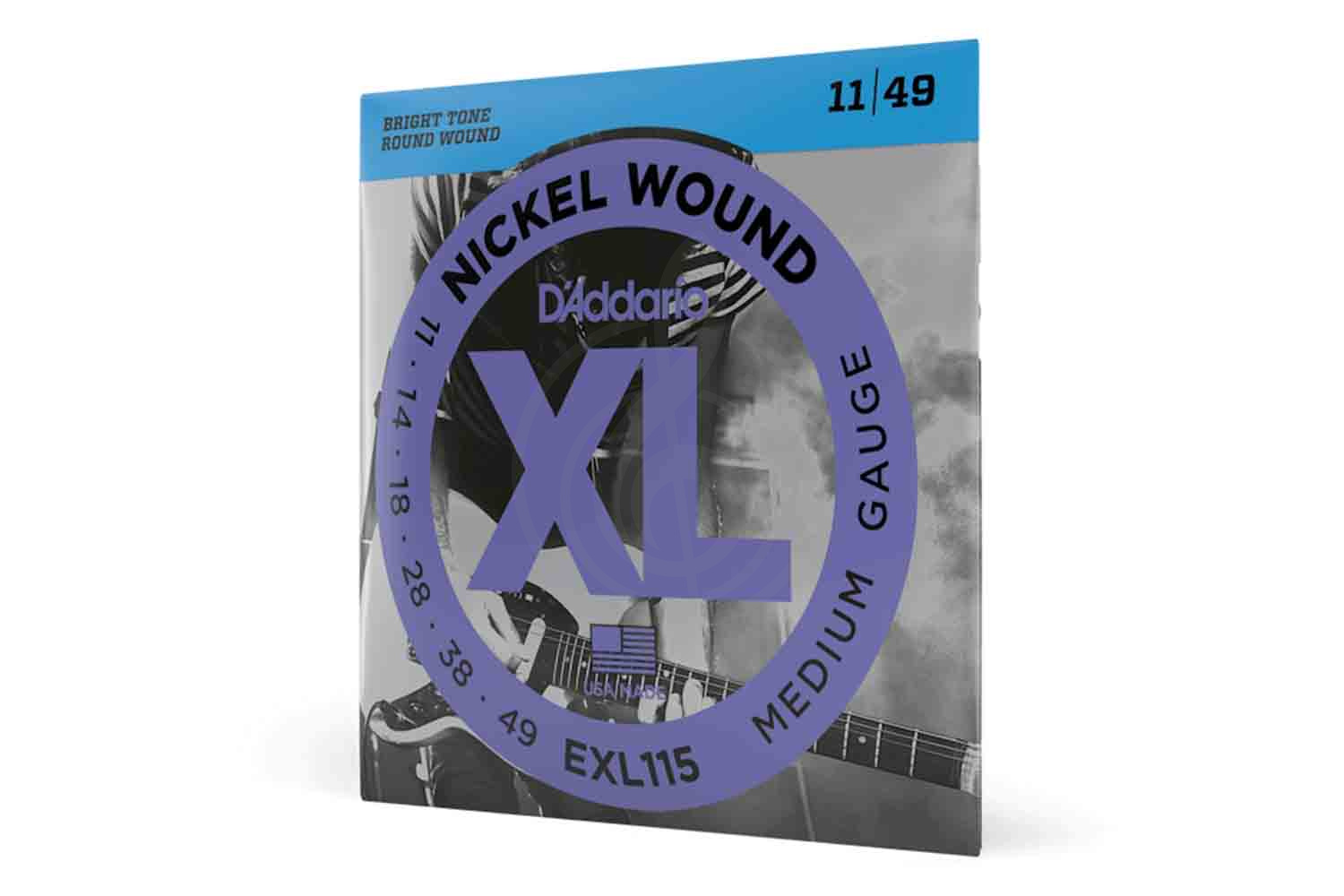 Струны для электрогитары Струны для электрогитар D'Addario D`Addario EXL115 XL NICKEL WOUND - Струны для электрогитары EXL115 XL - фото 3