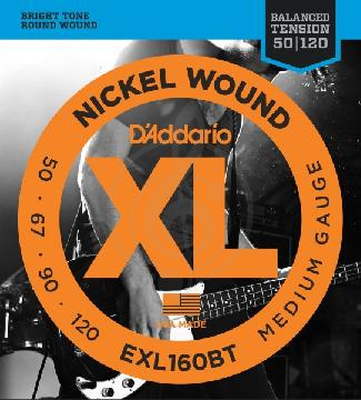 Изображение Струны для бас-гитары D'Addario EXL160BT