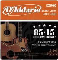 Изображение D'Addario EZ900 Струны для акуст гитары 10-50