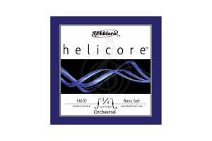 Изображение D'Addario H610-3/4M Helicore Orchestral - Комплект струн для контрабаса 3/4