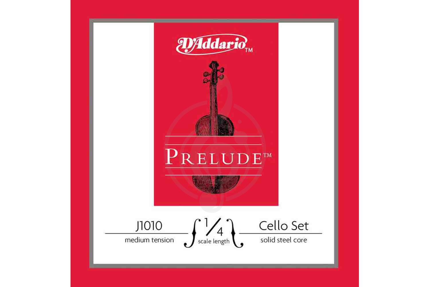 Струны для виолончели D'Addario J1010-1/4M-B10 Prelude - Струны для виолончели размером 1/4, среднее натяжение,  J1010-1/4M-B10 Prelude в магазине DominantaMusic - фото 1