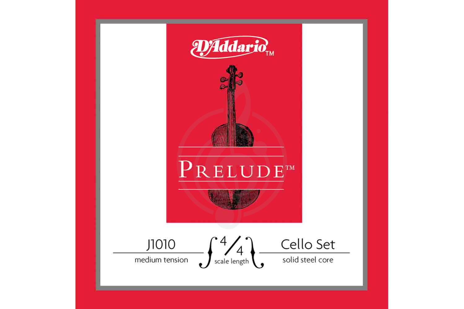 Струны для виолончели D`Addario J1010-4/4M PRELUDE - Комплект струн для виолончели 4/4, D'Addario J1010-4/4M PRELUDE в магазине DominantaMusic - фото 1