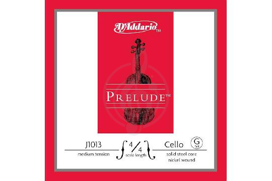 Струны для виолончели D'Addario J1013-4/4M Prelude - Отдельная струна Соль/G для виолончели 4/4, среднее натяжение, D'Addario J1013-4/4M Prelude в магазине DominantaMusic - фото 1