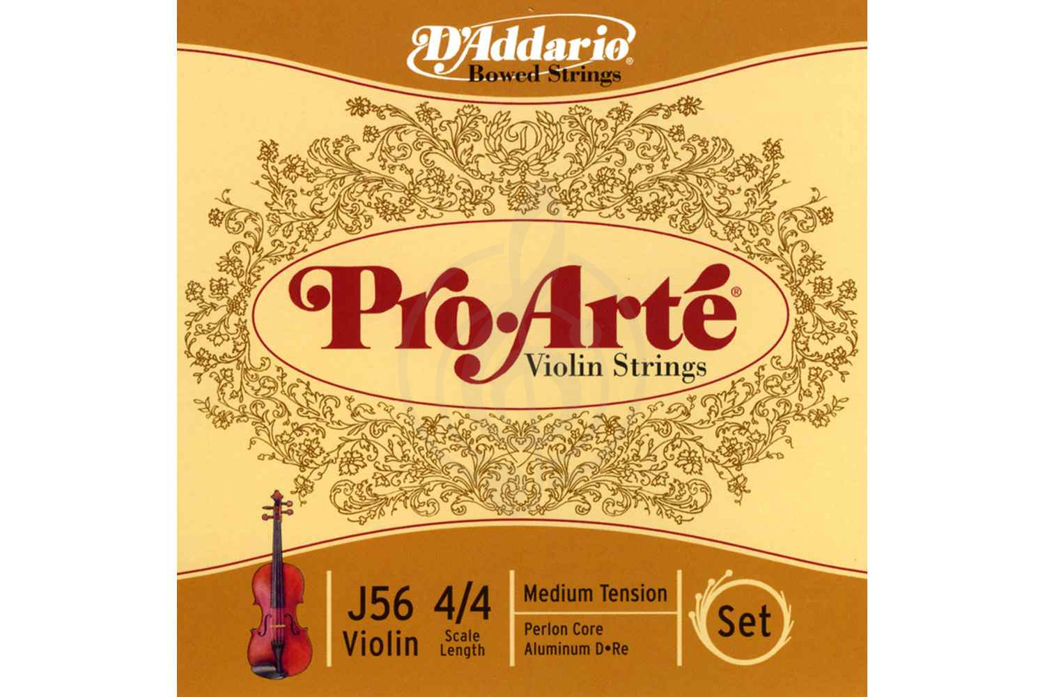 Струны для скрипки D`Addario J56-4/4M PROARTE - Комплект струн для скрипки,  J56-4/4M PROARTE в магазине DominantaMusic - фото 1