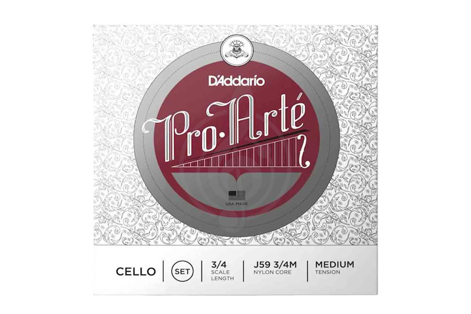 Струны для виолончели D'ADDARIO J59 3/4M Pro-Arte - Струны для виолончели,  J59 3/4M Pro-Arte в магазине DominantaMusic - фото 1