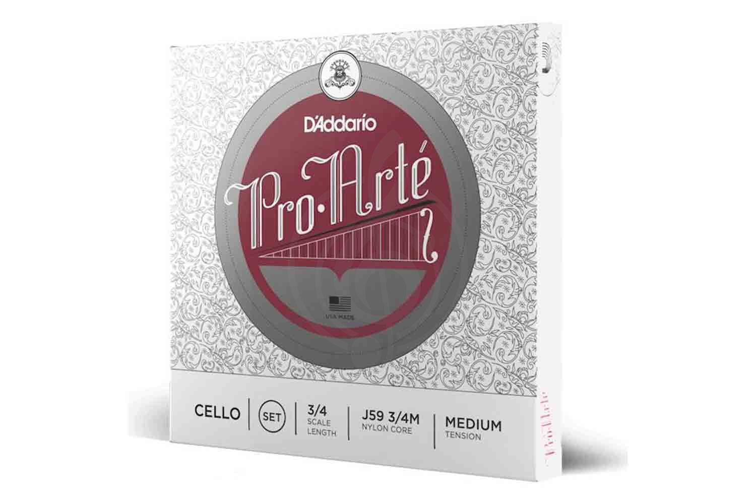 Струны для виолончели D'ADDARIO J59 3/4M Pro-Arte - Струны для виолончели,  J59 3/4M Pro-Arte в магазине DominantaMusic - фото 3