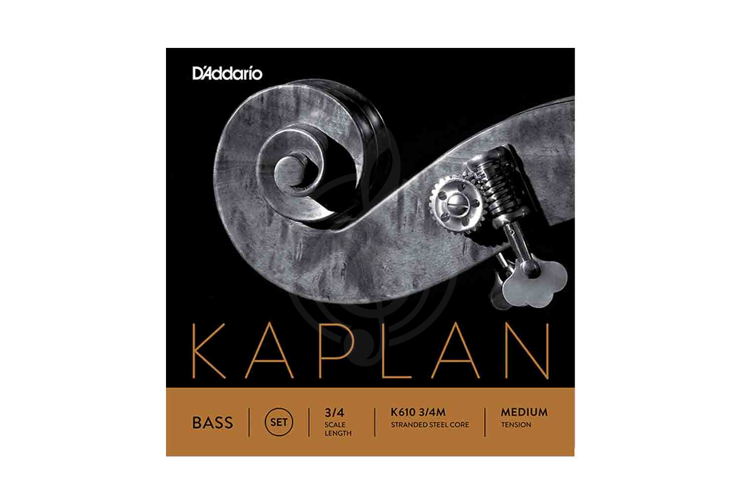 Струны для контрабаса D'Addario K610-3/4M Kaplan - Комплект струн для контрабаса 3/4, D'Addario K610-3/4M Kaplan в магазине DominantaMusic - фото 1