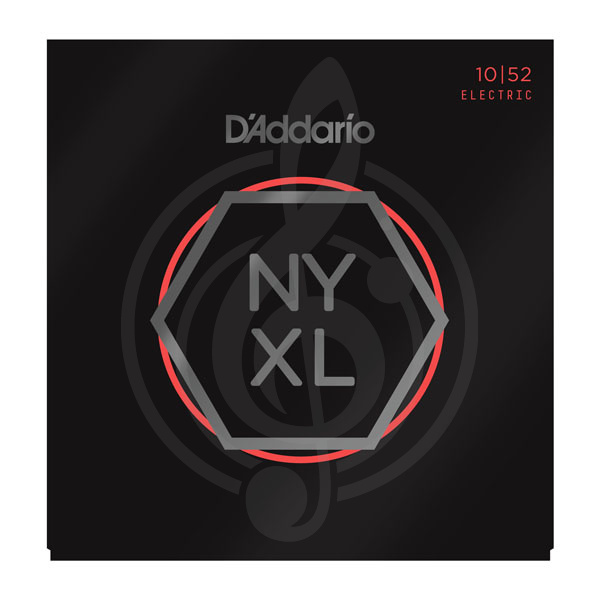 Струны для электрогитары D'Addario NYXL1052 - струны для эл .гит, никель, 10-52,  NYXL1052 в магазине DominantaMusic - фото 1