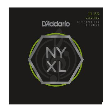 Изображение D'Addario NYXL1156 - струны для электрогитары, никель, 11-56