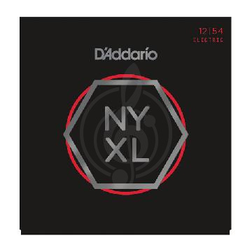Изображение D'Addario NYXL1254 - струны для электрогитары, никель, 12-54