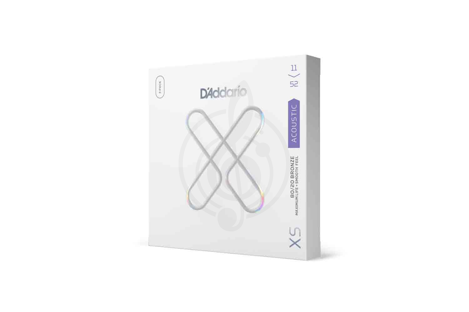 Струны для акустической гитары D'Addario XSABR1152-3P XS - Струны для акустической гитары, D'Addario XSABR1152-3P XS в магазине Доминанта мьюзик - фото 1
