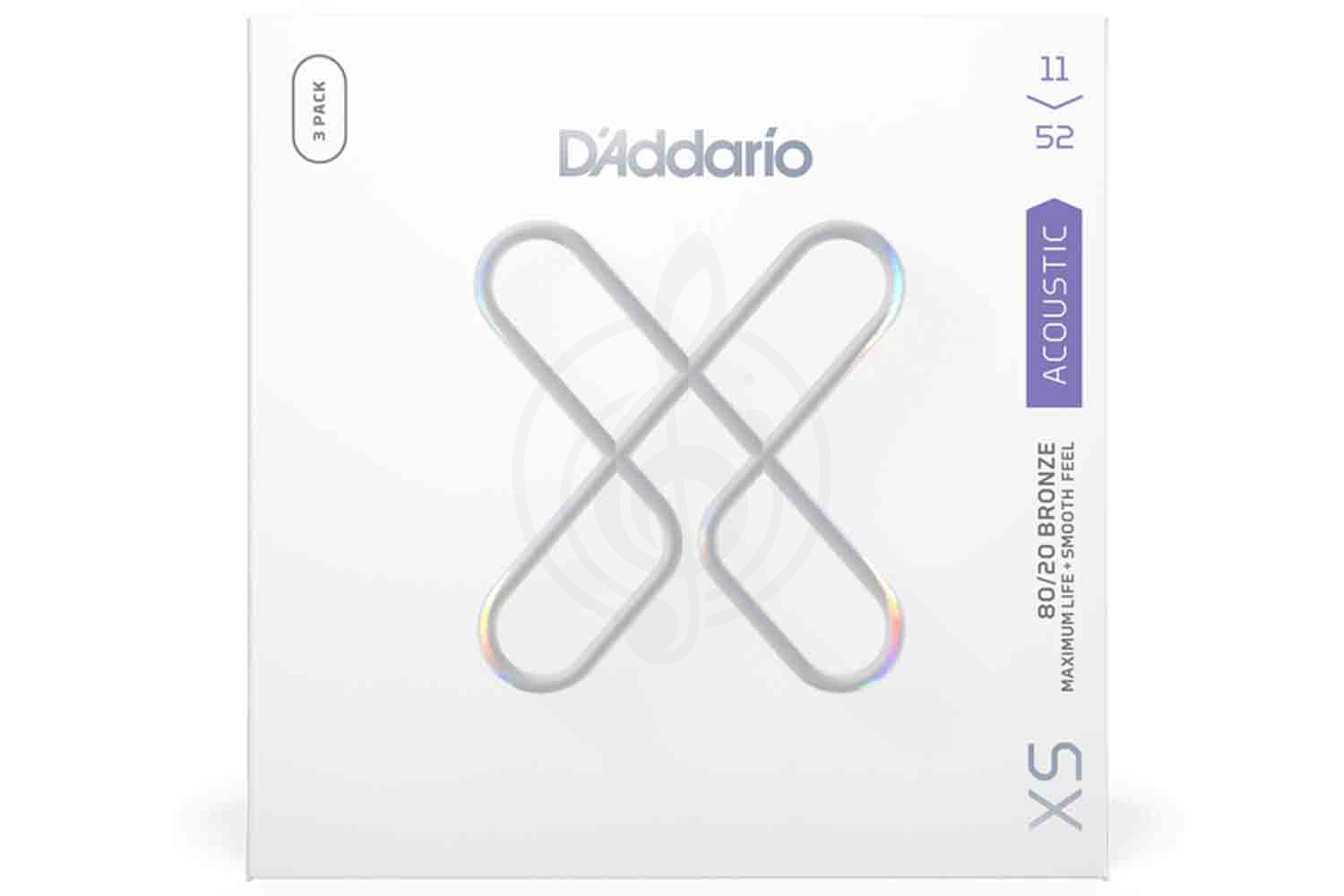 Струны для акустической гитары D'Addario XSABR1152-3P XS - Струны для акустической гитары, D'Addario XSABR1152-3P XS в магазине Доминанта мьюзик - фото 3